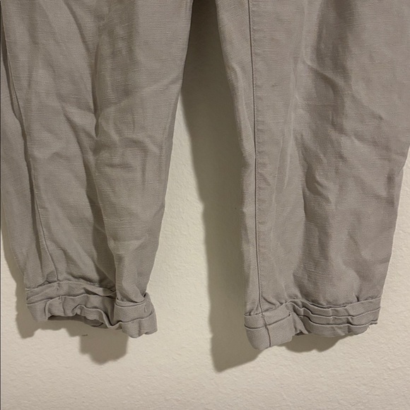 Wilfred Linen Blend Cropped Grey Lightweight Pants Size 4 - Picture 6 of 9